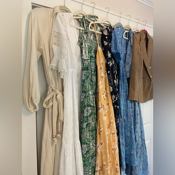 Sue Sartor Annabel Sun Dress | Green Garden | Medium - Picture 3 of 3